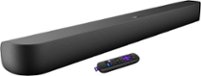 Roku Streambar Pro 4K Streaming Media Player, Cinematic Audio, Voice Remote, TV Controls and Headphone Mode - Black - Front_Zoom