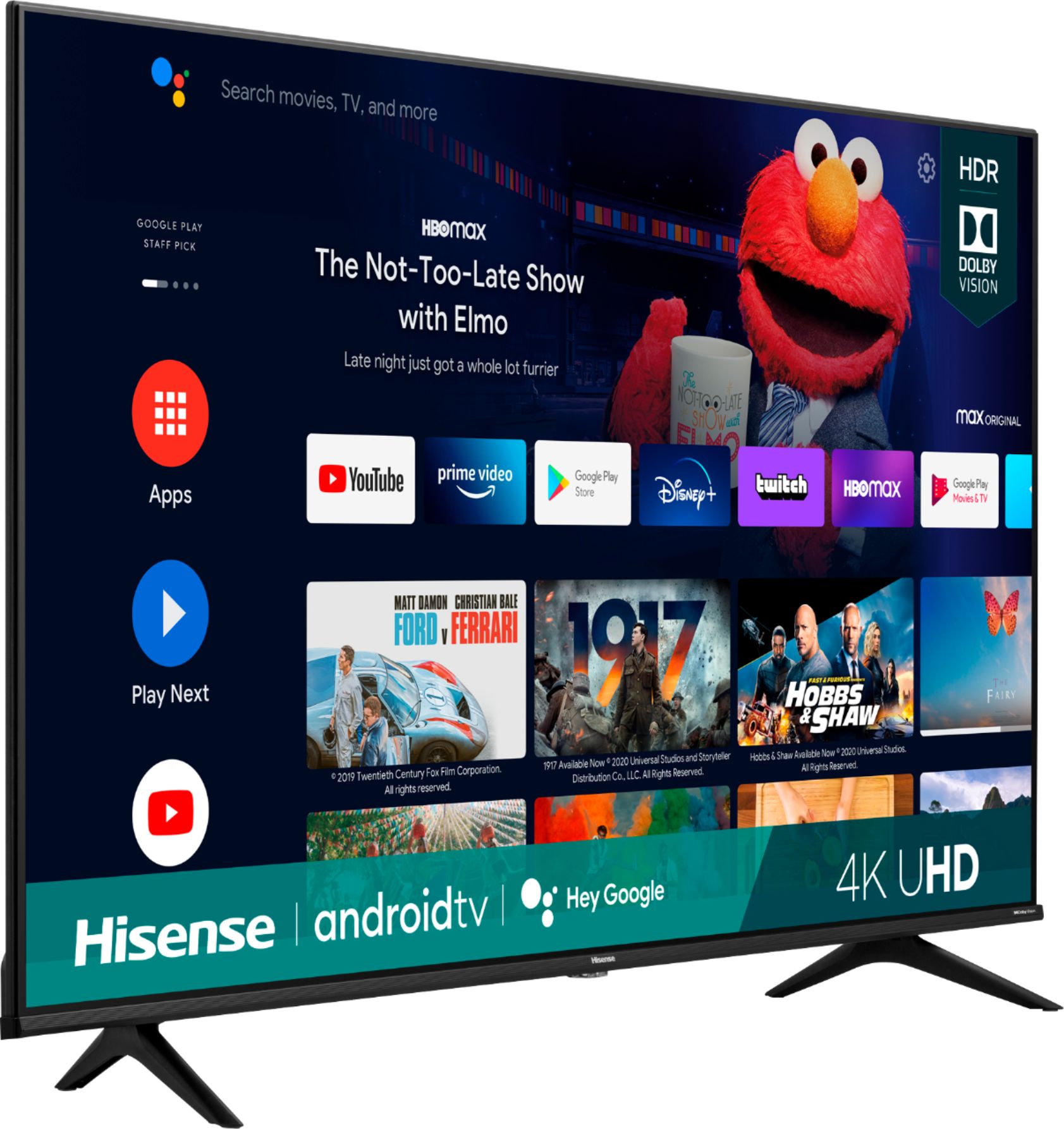  Hisense Smart TV Android 50A6G de 50 pulgadas 4K Ultra HD con  compatibilidad con Alexa (modelo 2021) : Todo lo demás