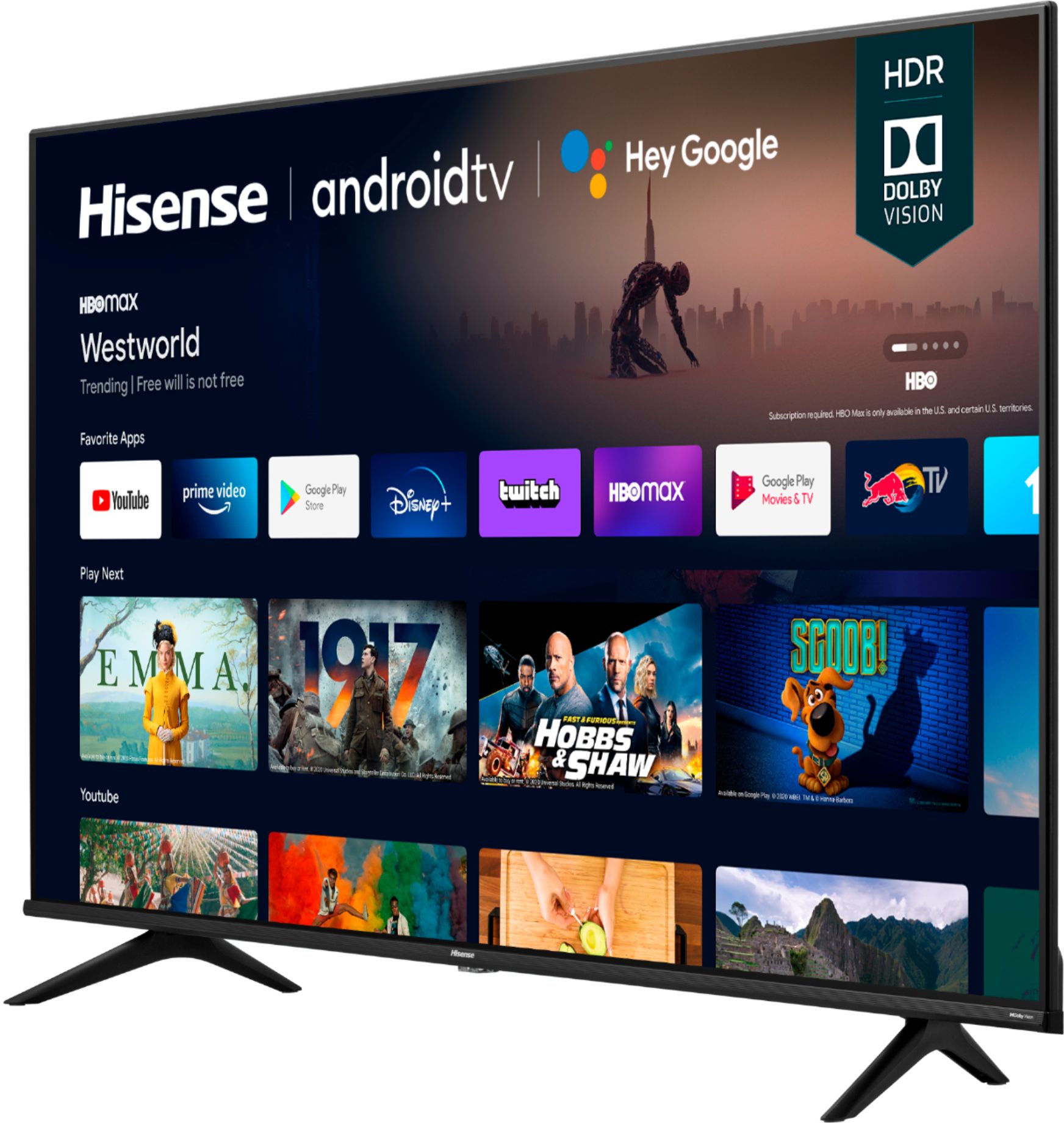  Hisense Serie A4 Smart TV Android FHD de 40 pulgadas
