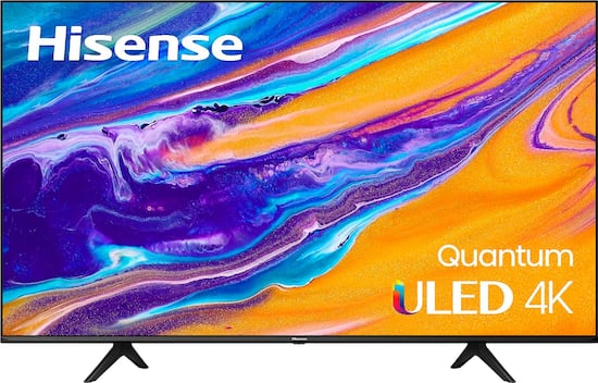 Front Zoom. Hisense - 55" Class U6G Series Quantum ULED 4K UHD Smart Android TV.