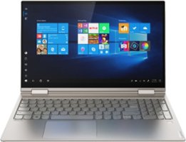 Lenovo Yoga C740 2-in-1 15.6" Touch Screen Laptop - Intel Core i7 - 12GB Memory - 512GB SSD - Mica - Front_Zoom