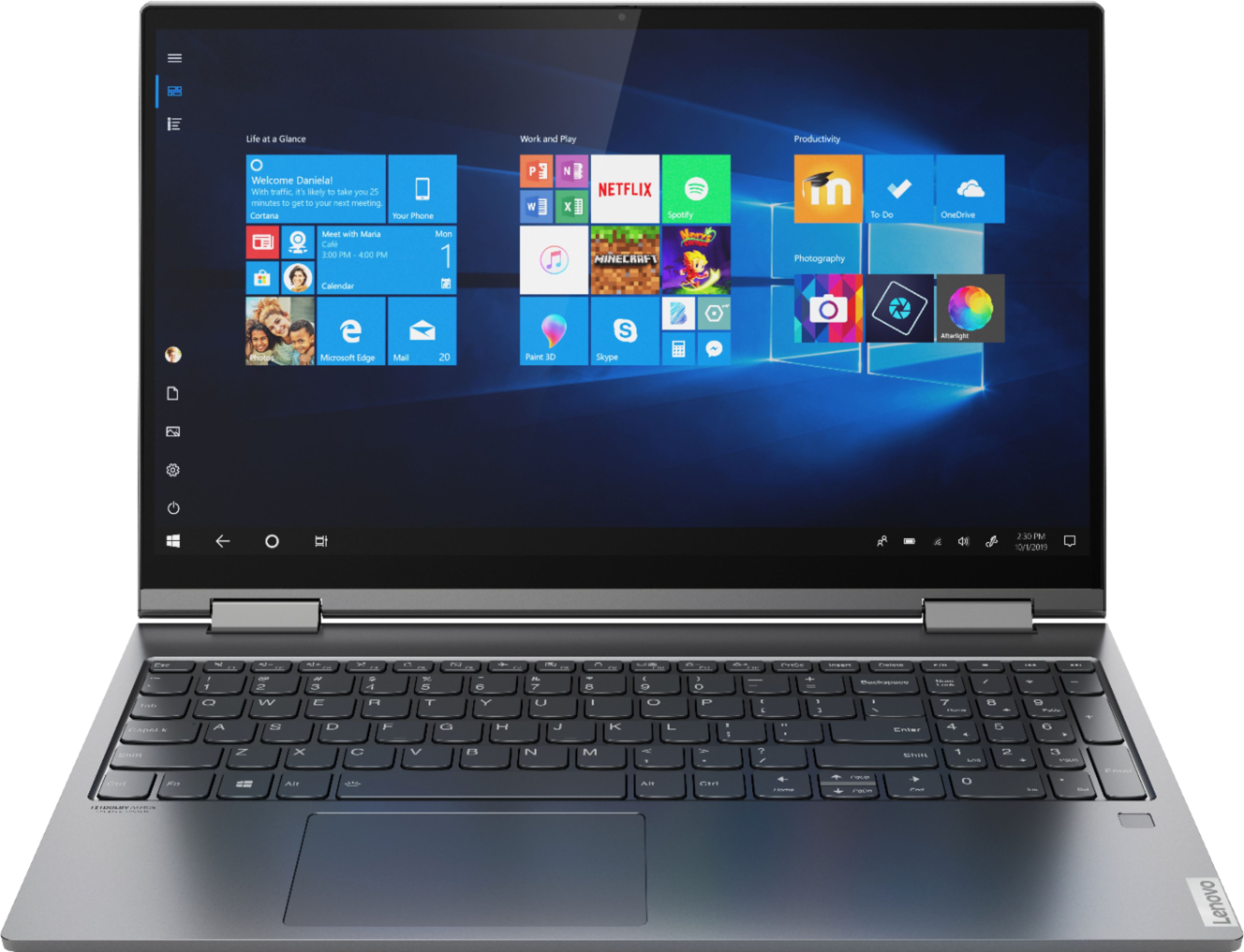 Lenovo – Yoga C740 2-in-1 15.6″ Touch Screen Laptop – Intel Core i5 – 8GB Memory – 512GB SSD + 32GB Optane H10 – Iron Grey