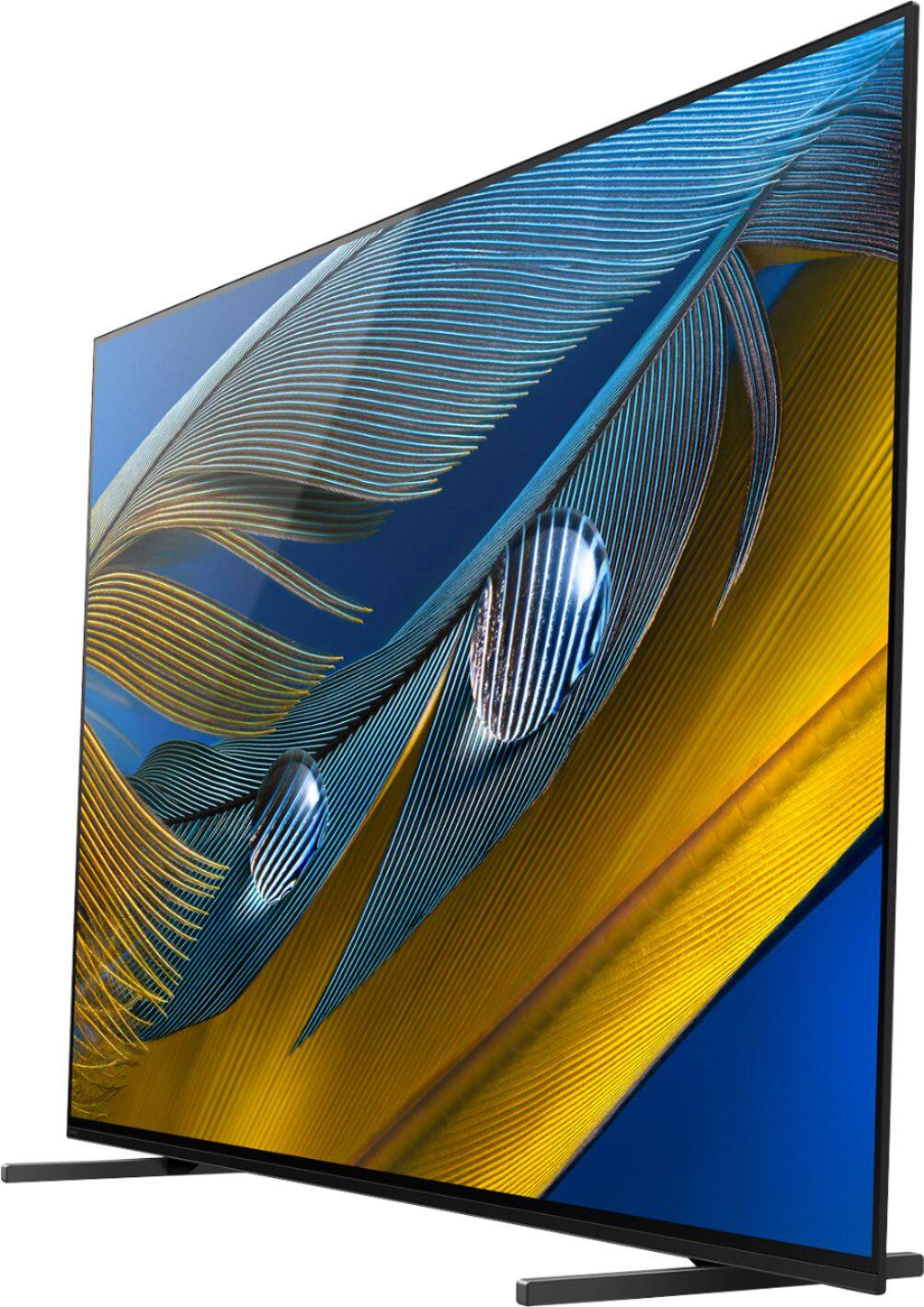Alt View 11. Sony - 65" Class BRAVIA XR A80J Series OLED 4K UHD Smart Google TV - Black.