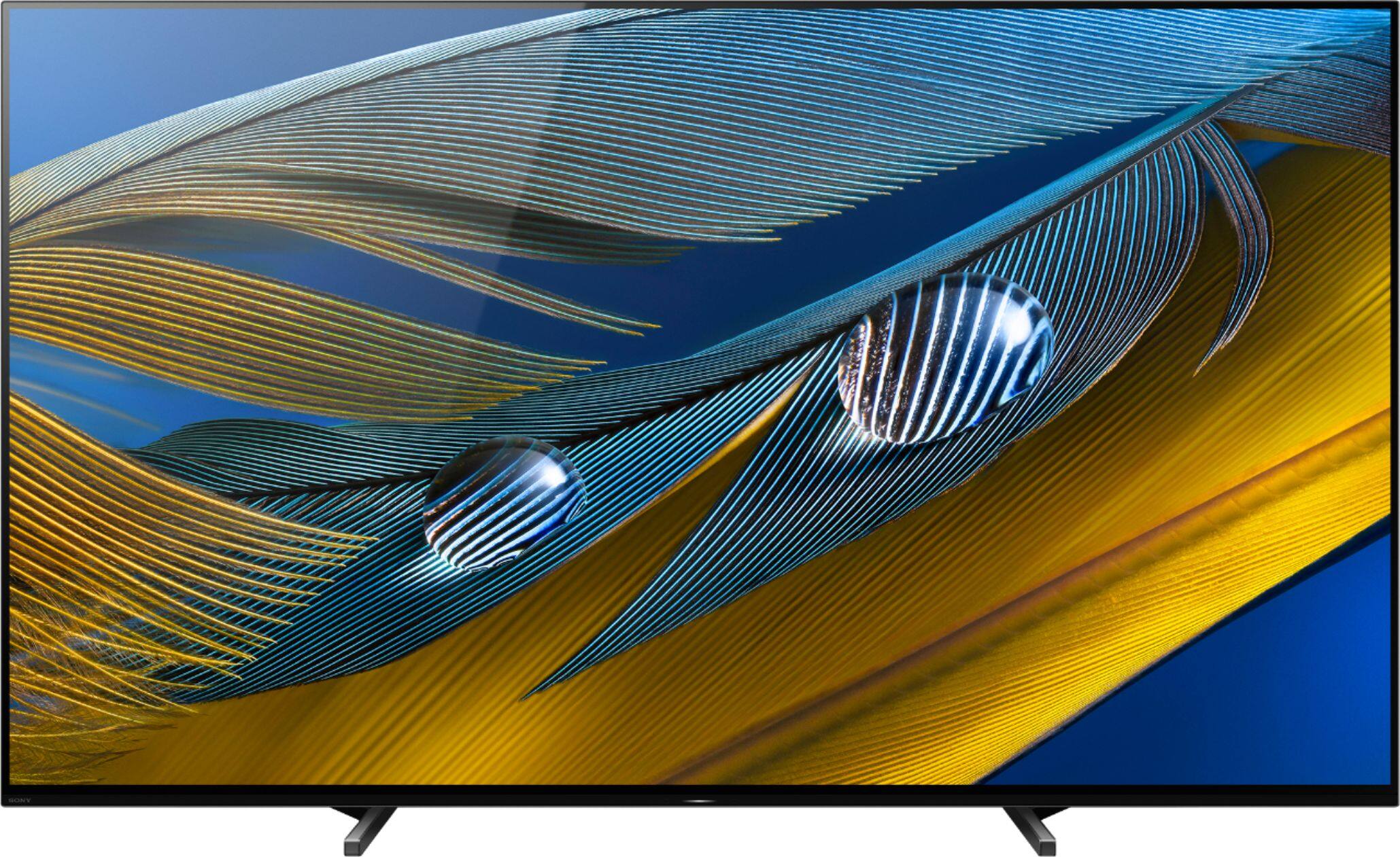Alt View 13. Sony - 65" Class BRAVIA XR A80J Series OLED 4K UHD Smart Google TV - Black.