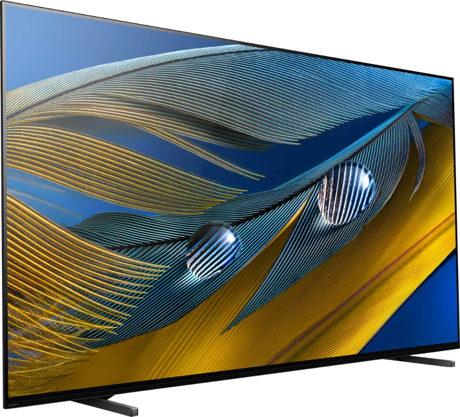 Alt View 16. Sony - 65" Class BRAVIA XR A80J Series OLED 4K UHD Smart Google TV - Black.