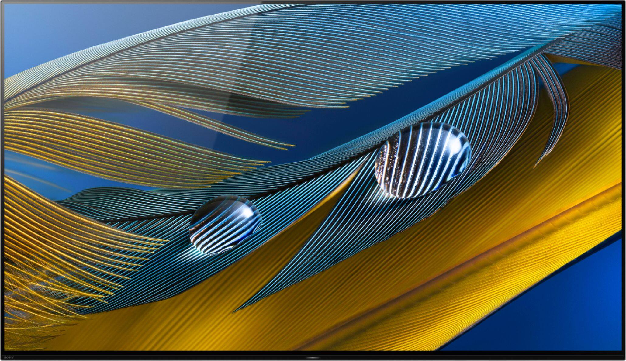 Alt View 19. Sony - 65" Class BRAVIA XR A80J Series OLED 4K UHD Smart Google TV - Black.