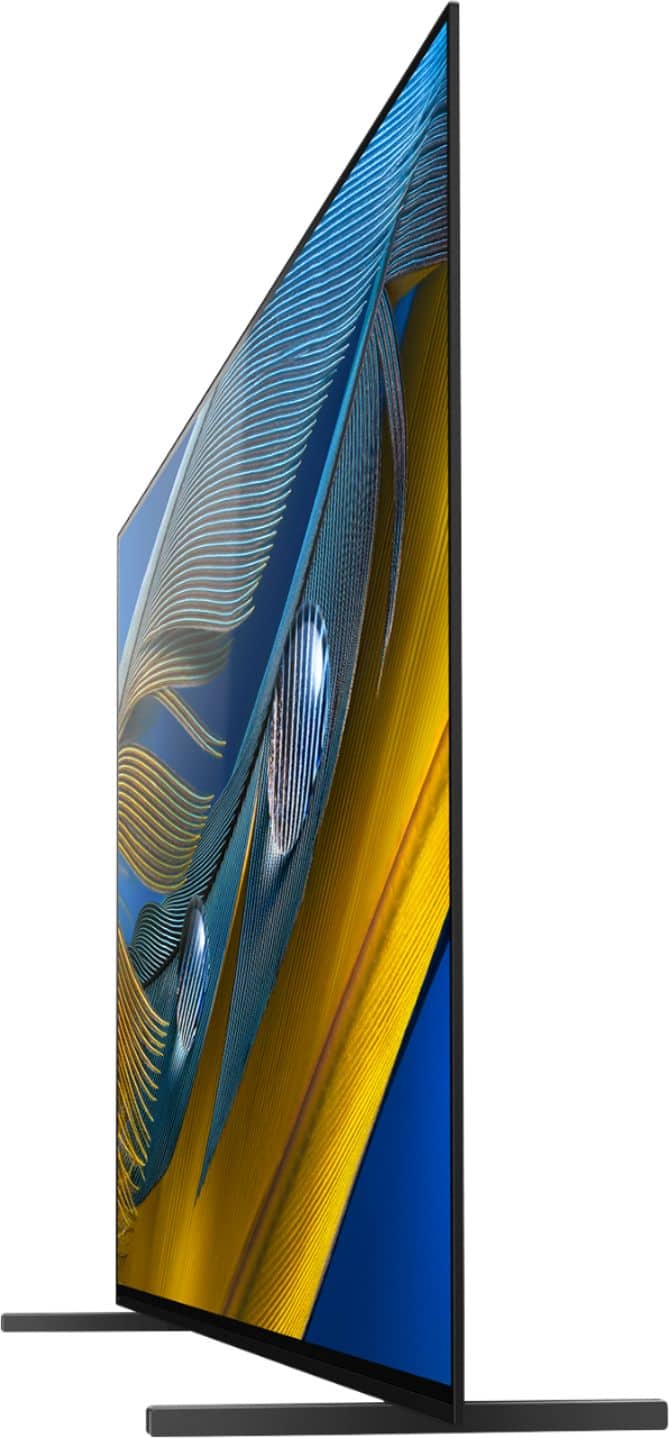 Left. Sony - 65" Class BRAVIA XR A80J Series OLED 4K UHD Smart Google TV - Black.