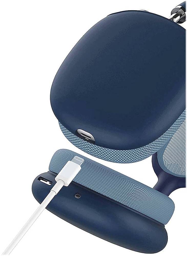 Alt View 14. SaharaCase - Liquid Silicone Cover Case for Apple AirPods Max - Blue.