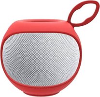 SaharaCase - Silicone Sleeve Case for Apple HomePod Mini - Red - Front_Zoom