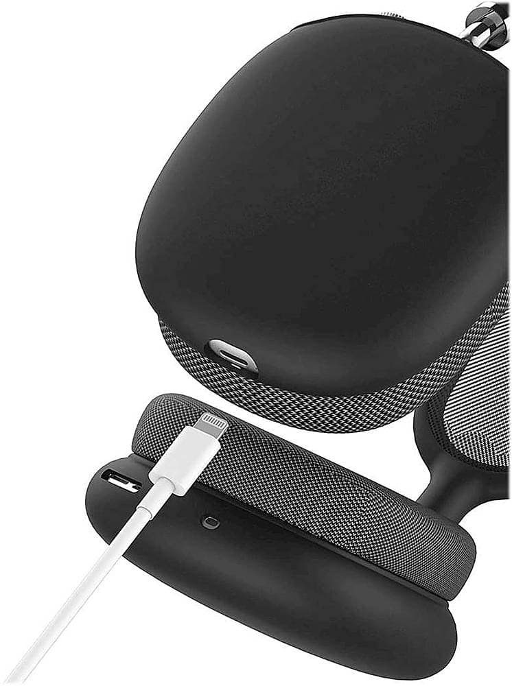 Alt View 16. SaharaCase - Liquid Silicone Cover Case for Apple AirPods Max - Midnight Black.