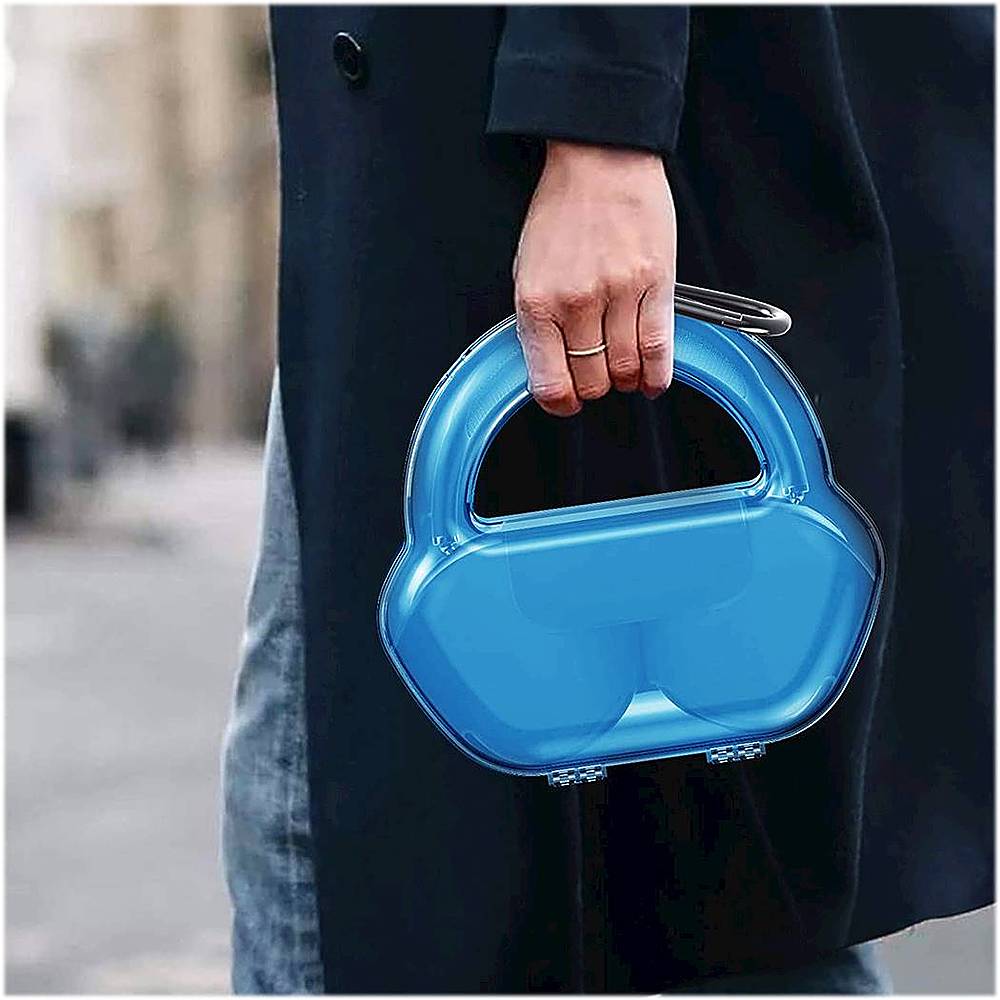 Alt View 14. SaharaCase - Travel Carry Case for Apple AirPods Max - Matte Blue.