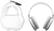 Alt View 11. SaharaCase - Travel Carry Case for Apple AirPods Max - Matte White.