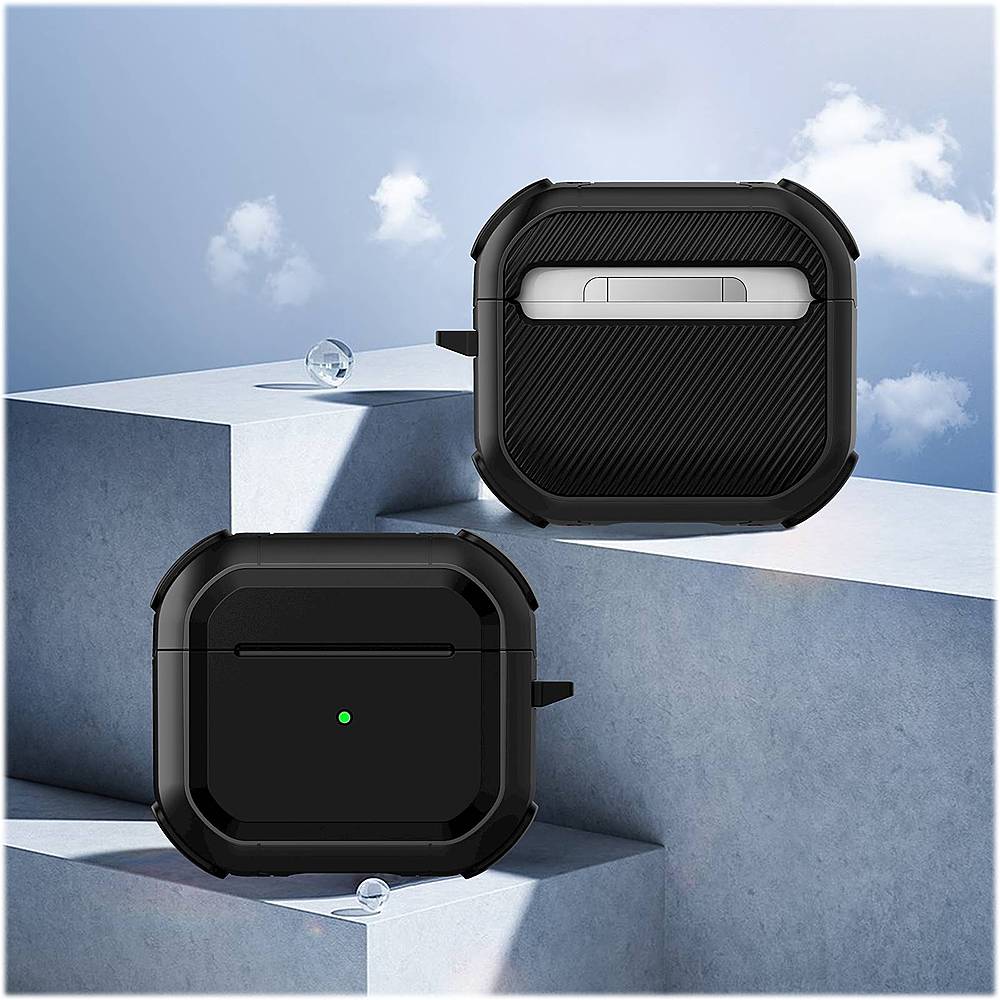 Alt View 16. SaharaCase - Armor Series Case for Apple AirPods 3 (3rd Generation) - Black.