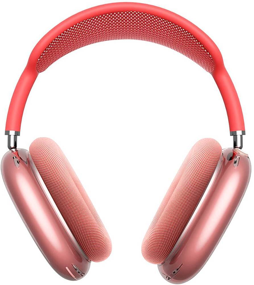 Alt View 11. SaharaCase - Hybrid Flex Case for Apple AirPods Max - Transparent Pink.