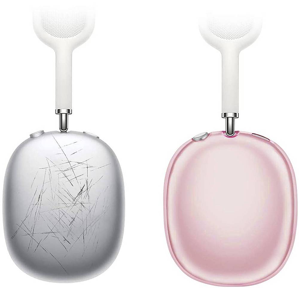 Alt View 12. SaharaCase - Hybrid Flex Case for Apple AirPods Max - Transparent Pink.