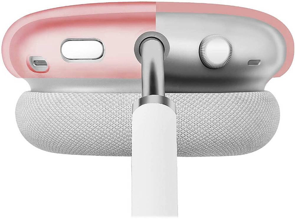 Alt View 13. SaharaCase - Hybrid Flex Case for Apple AirPods Max - Transparent Pink.