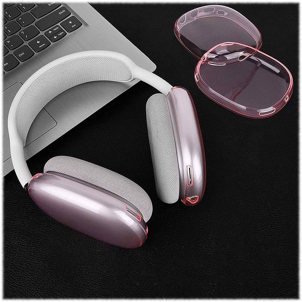 Alt View 15. SaharaCase - Hybrid Flex Case for Apple AirPods Max - Transparent Pink.