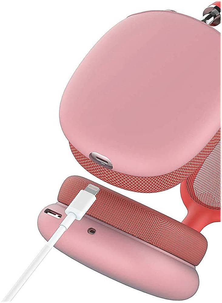Alt View 15. SaharaCase - Liquid Silicone Cover Case for Apple AirPods Max - Pink.