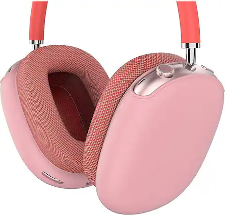 Left. SaharaCase - Liquid Silicone Cover Case for Apple AirPods Max - Pink.