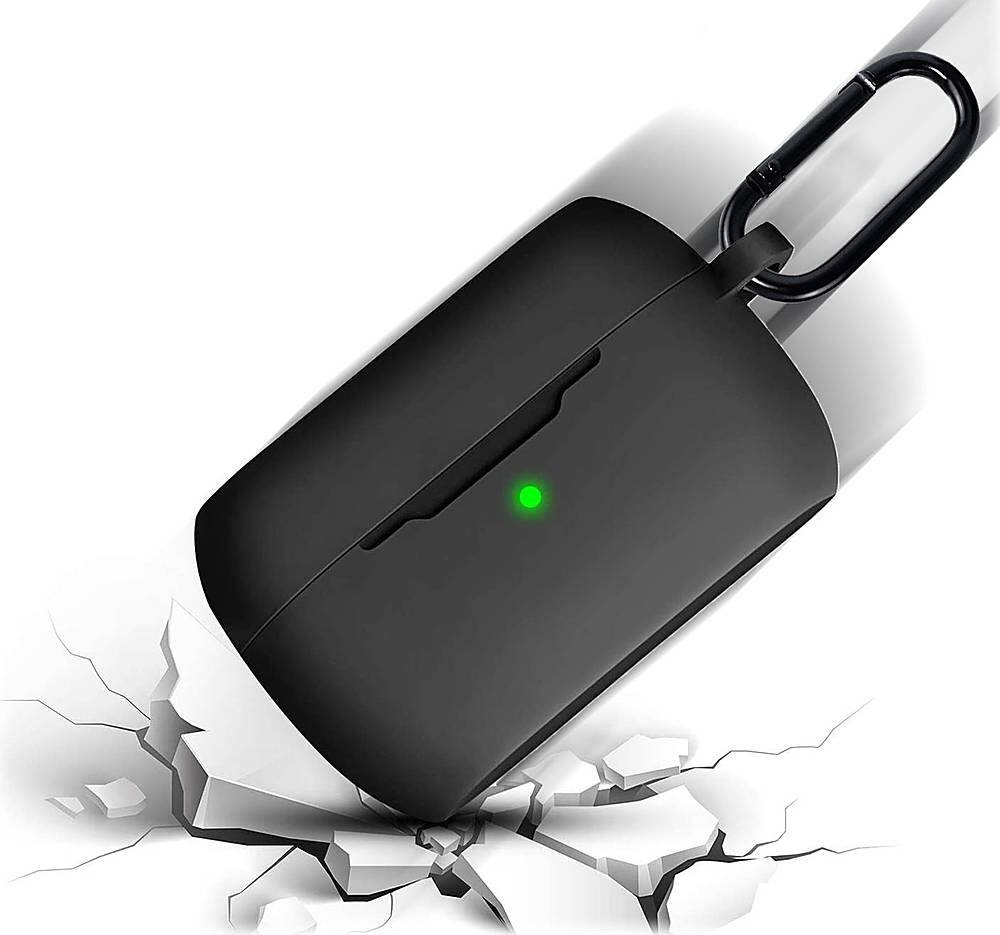 Alt View 14. SaharaCase - Silicone Case for Jabra Elite 85t Earbuds - Black.