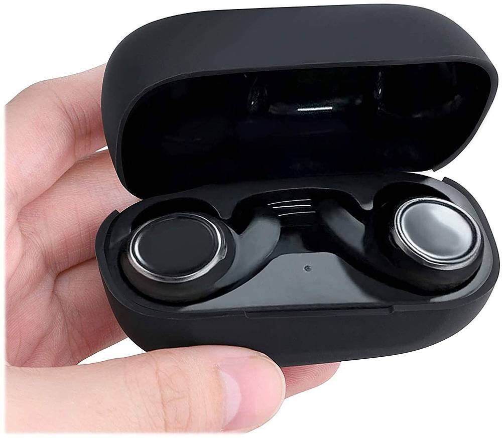 Alt View 13. SaharaCase - Silicone Case for JBL Reflect Mini True Wireless NC Sport Headphones - Black.