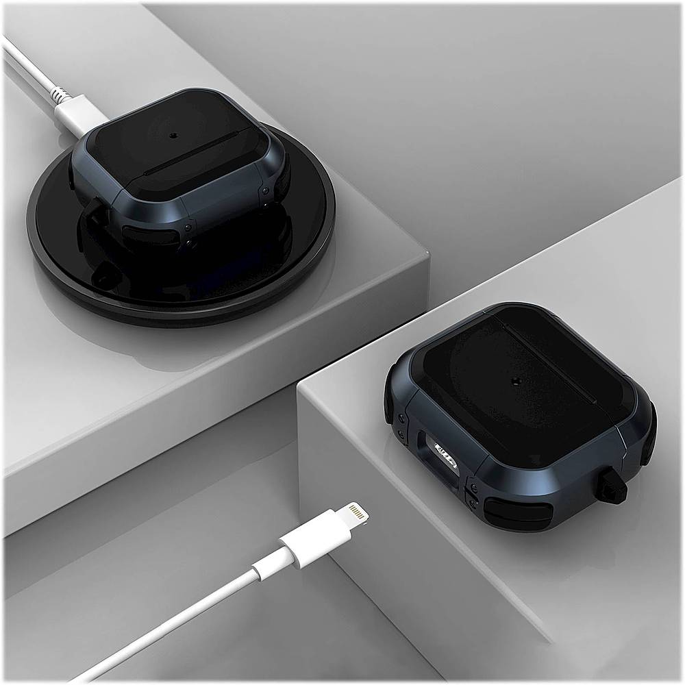 Alt View 14. SaharaCase - Armor Series Case for Apple AirPods 3 (3rd Generation) - Blue.