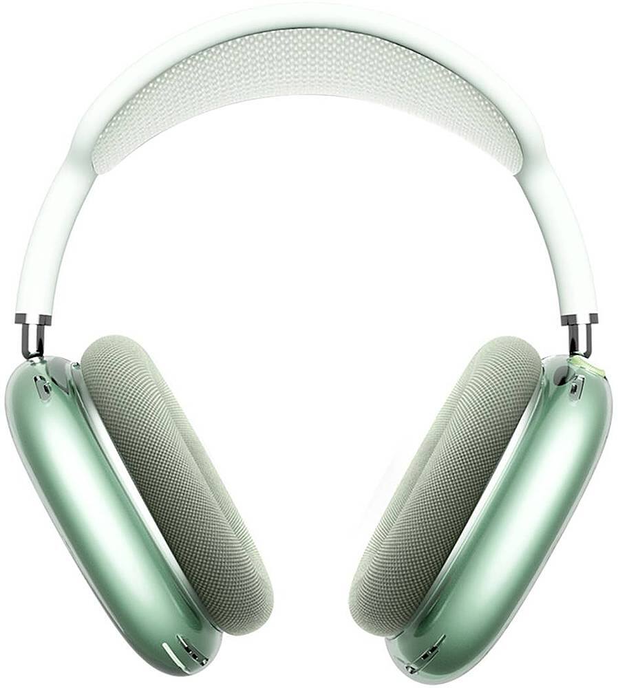 Alt View 11. SaharaCase - Hybrid Flex Case for Apple AirPods Max - Transparent Green.