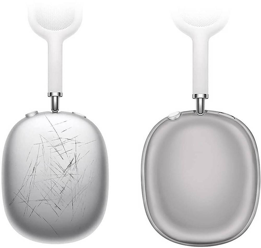 Alt View 11. SaharaCase - Hybrid Flex Case for Apple AirPods Max - Transparent Black.