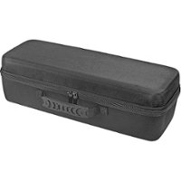 SaharaCase - Travel Carry Case for Sony SRS-XB43 Bluetooth Speaker - Black - Left_Zoom