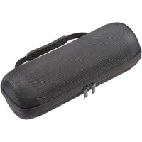 SaharaCase - Carrying Case for JBL Charge 4, Charge 5, and Sony SRSXE200 Portable X-Series - Black - Angle_Zoom