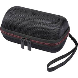 SaharaCase - Travel Carrying Case for Sony SRS-XB12, EXTRA BASS Compact SRS-XB13, and XB100 Bluetooth Speaker - Black - Left_Zoom