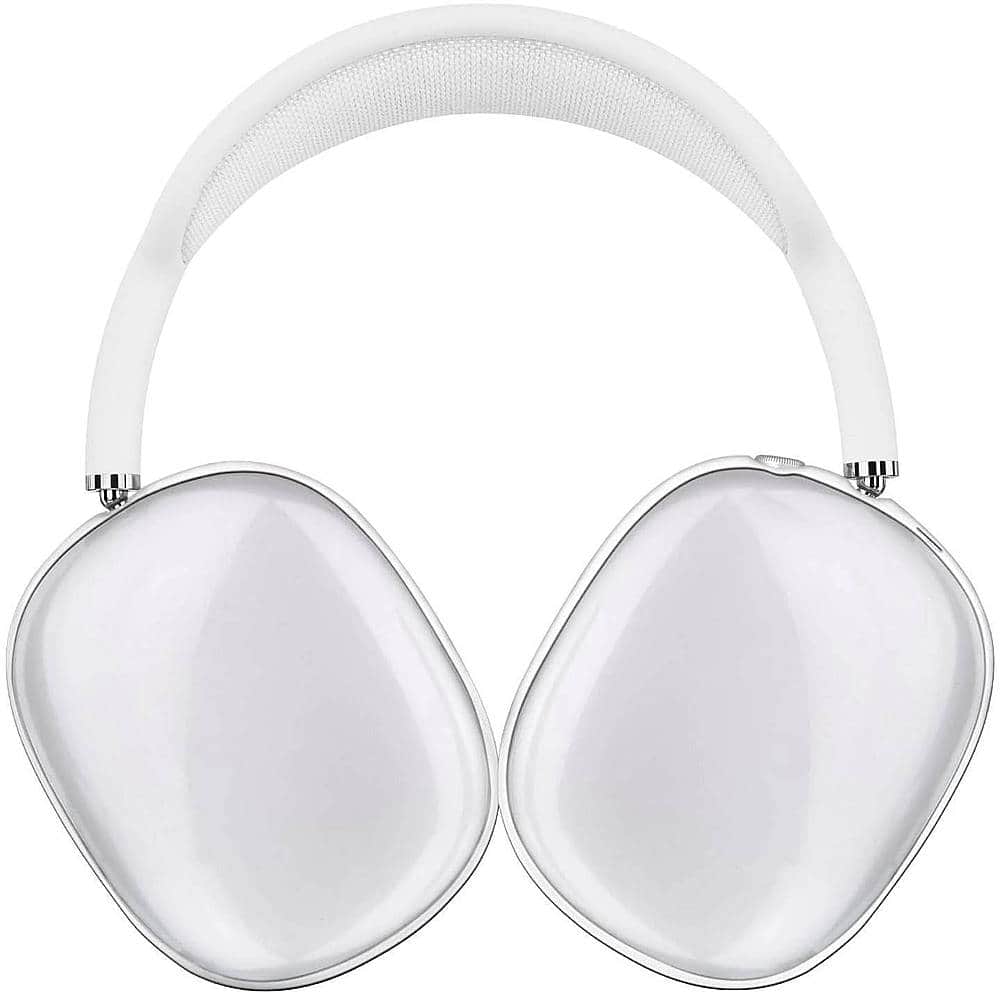 Front. SaharaCase - Hybrid Flex Case for Apple AirPods Max - Transparent Clear.