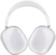 Front. SaharaCase - Hybrid Flex Case for Apple AirPods Max - Transparent Clear.