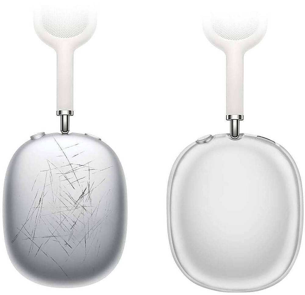 Alt View 12. SaharaCase - Hybrid Flex Case for Apple AirPods Max - Transparent Clear.