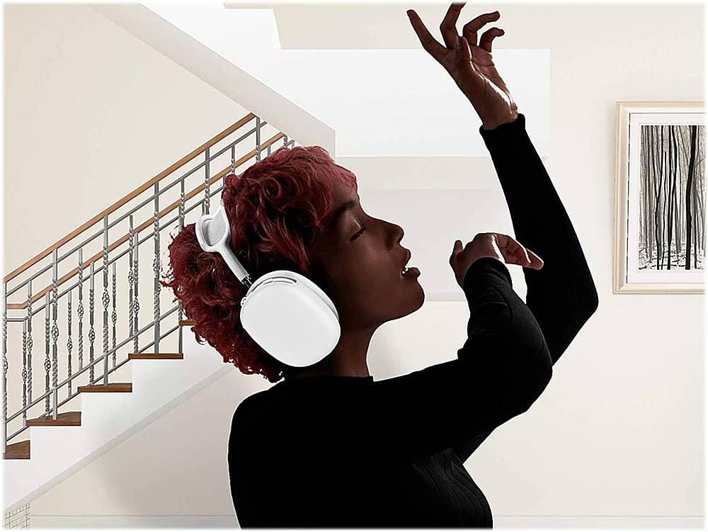 Alt View 16. SaharaCase - Liquid Silicone Cover Case for Apple AirPods Max - White.