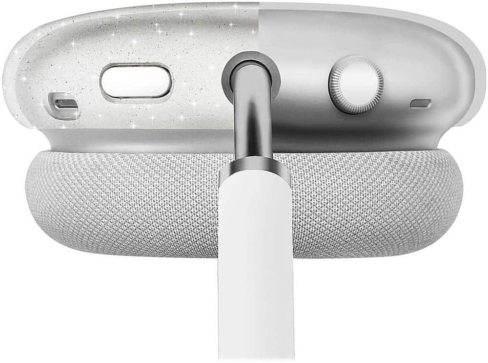 Alt View 13. SaharaCase - Hybrid Flex Case for Apple AirPods Max - Transparent Sparkle.