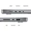 Alt View 4. Apple - Geek Squad Certified Refurbished MacBook Pro 16" Laptop - M2 Pro chip - 16GB Memory - 512GB SSD - Space Gray.