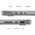 Alt View 4. Apple - MacBook Pro 14" Laptop - M2 Pro chip - 16GB Memory - 512GB SSD - Space Gray.