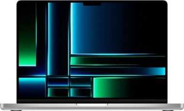 Apple - MacBook Pro 14" Laptop - M2 Pro chip - 16GB Memory - 512GB SSD (Latest Model) - Silver - Front_Zoom