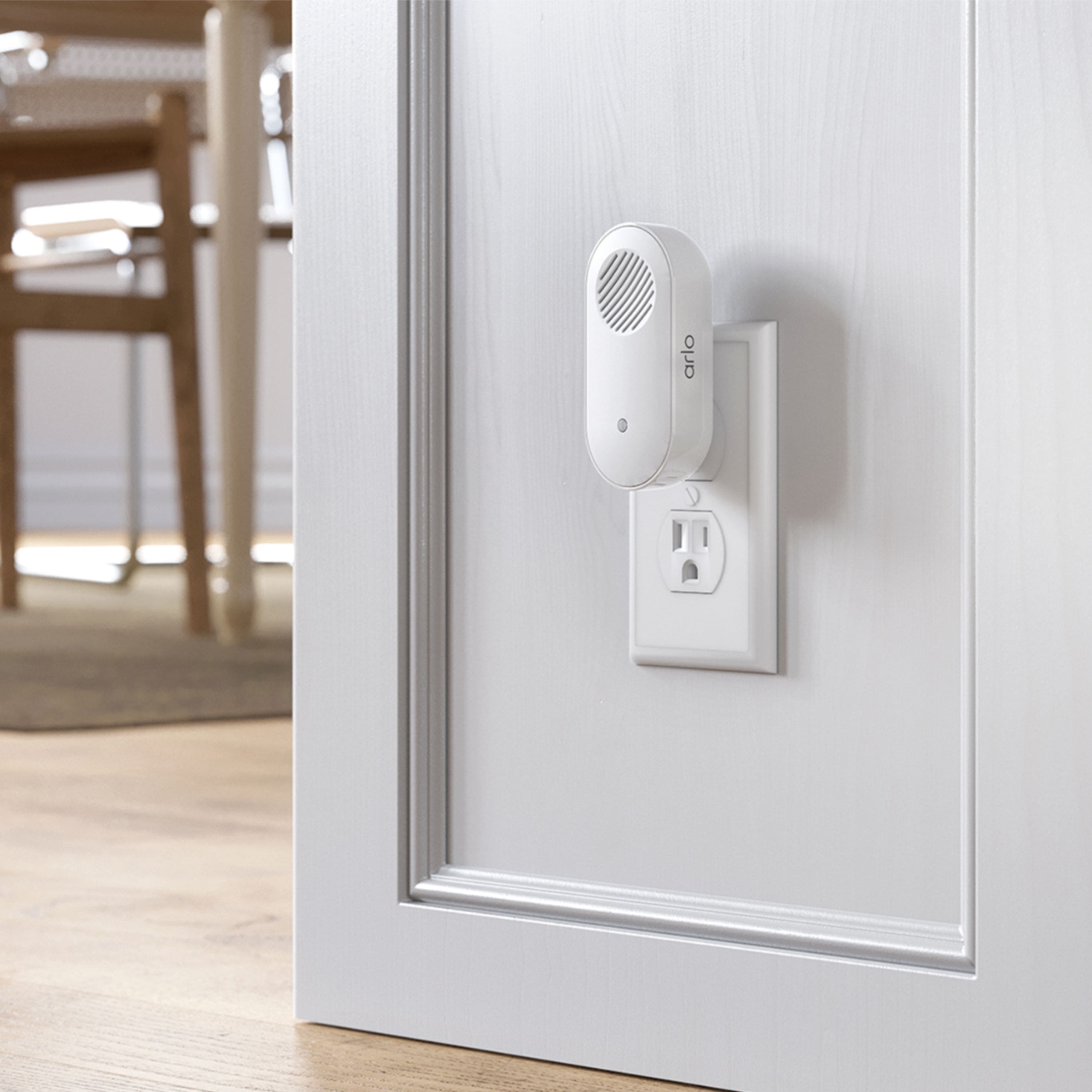 Alt View 11. Arlo - Chime 2 - Smart Wi-Fi Enabled Doorbell and Camera Accessory - White.