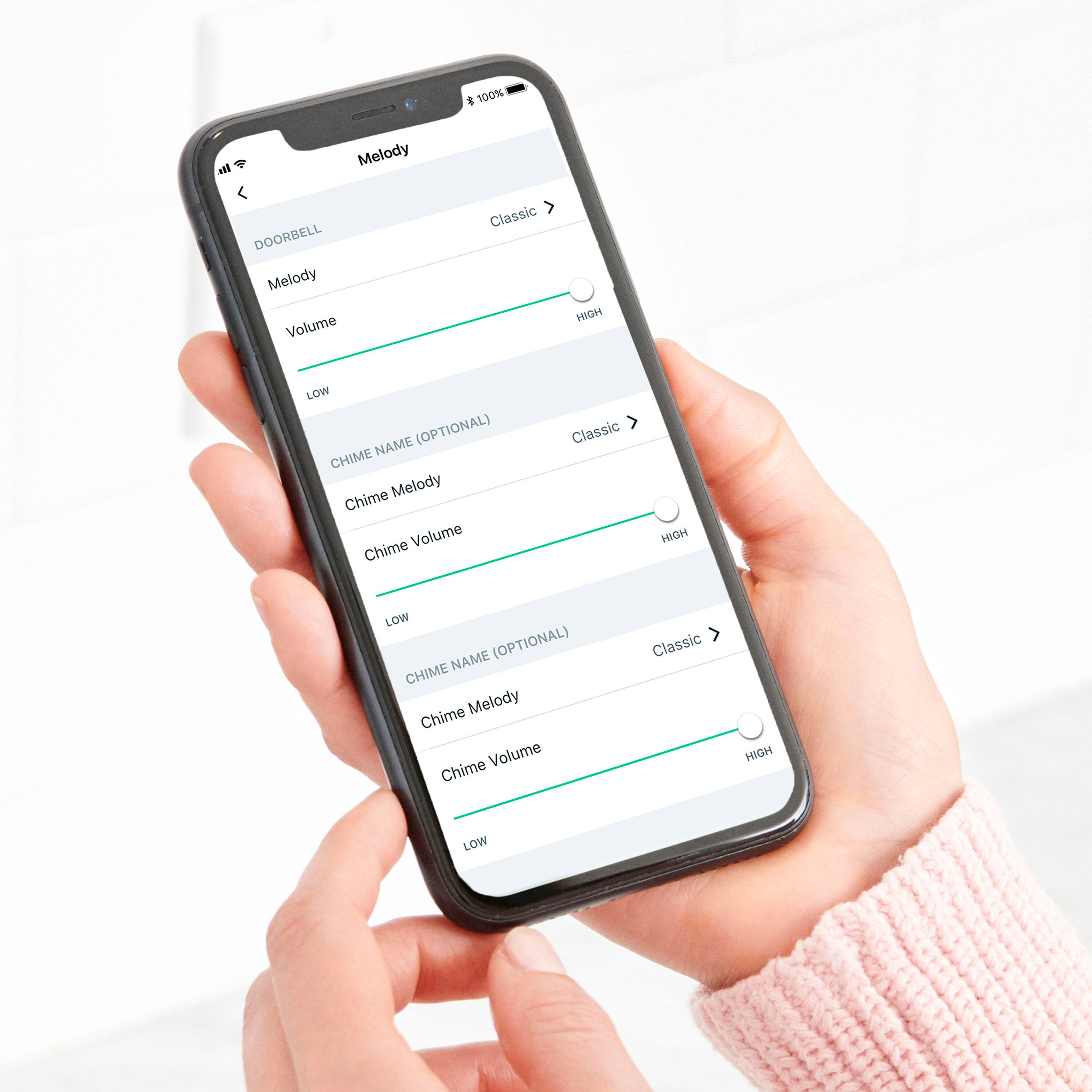 Alt View 12. Arlo - Chime 2 - Smart Wi-Fi Enabled Doorbell and Camera Accessory - White.