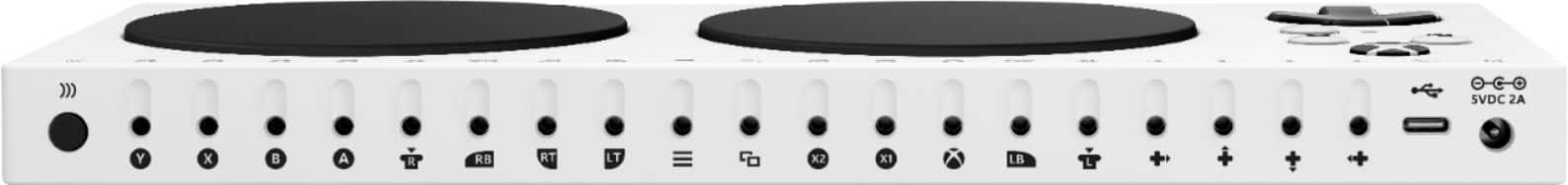 Alt View 11. Microsoft - Xbox Adaptive Controller - White.