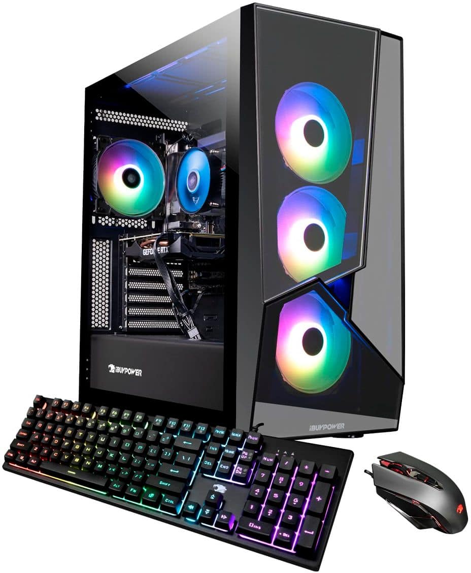 iBUYPOWER Slate MR Gaming Desktop Intel i3-10105F - Best Buy