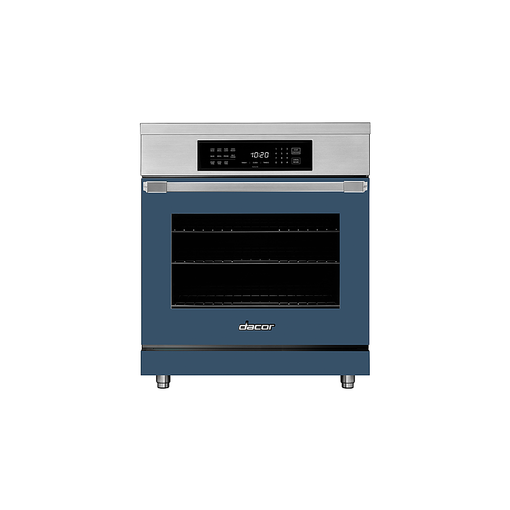 Dacor – 5.2 Cu. Ft. Self-Cleaning Freestanding Electric Induction Convection Range – Dark Denim