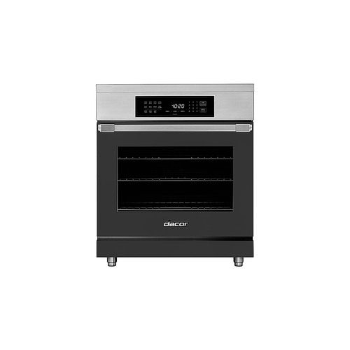 Dacor - 5.2 Cu. Ft. Self-Cleaning Freestanding Electric Induction Convection Range - Anthracite