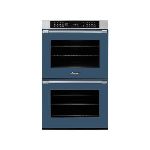 Dacor - Professional 30" Built-In Double Electric Convention Wall Oven with SoftShut™ Hinges - Dark Denim