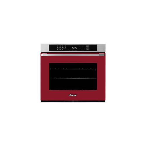 Dacor - Professional 30" Built-In Single Electric Convection Oven with SoftShut™ Hinges - Haute Red