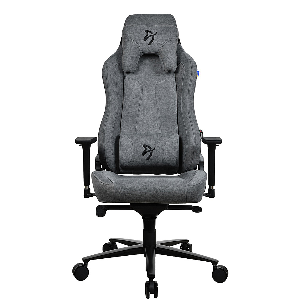 Angle View: Arozzi - Vernazza Premium Soft Fabric Ergonomic Office/Gaming Chair - Ash