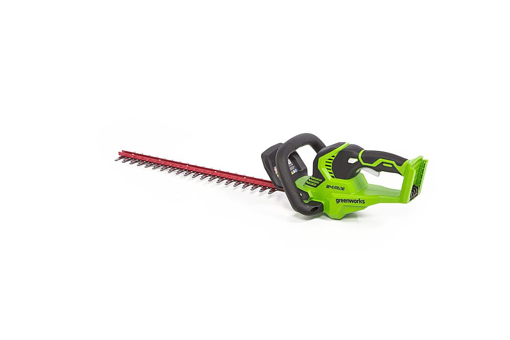 Photo 1 of 22 in. 24-Volt Rotating Handle Hedge Trimmer (Battery and Charger Not Included)