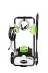 Greenworks - Electric Pressure Washer up to 1800 PSI at 1.1 GPM - Black/Green